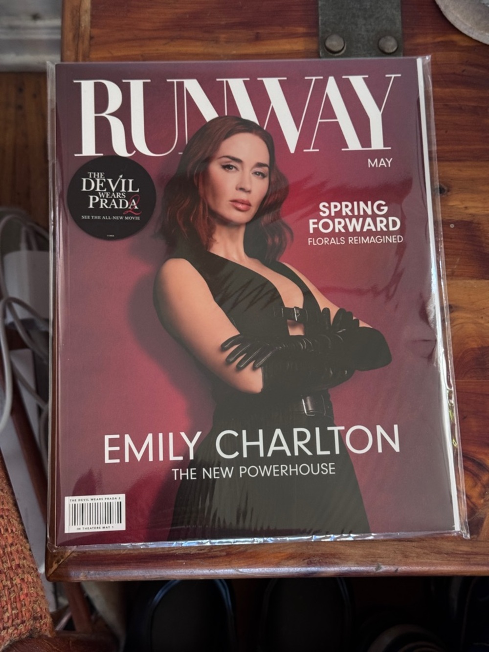 Devil Wears Prada 2 PROMO RUNWAY Magazine May Issue featuring Emily Charlton
